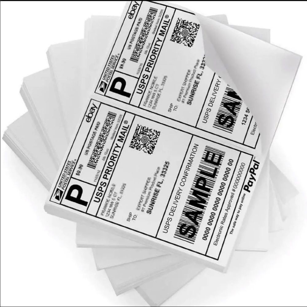 80 Self Adhesive Shipping Labels - Picture 3 of 3
